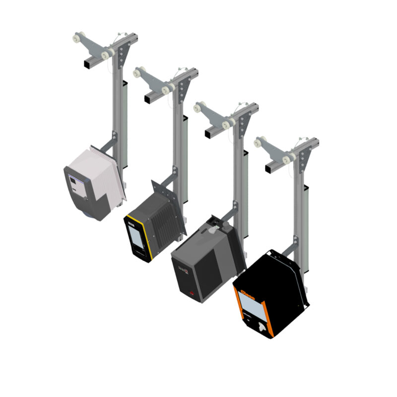 Abhängung Schraubersteuerung