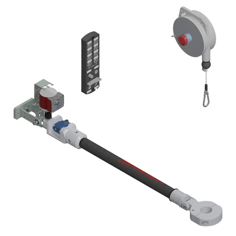 carbo-arm 220 mit Lasersensor Schraubrichtung vertikal